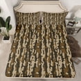 thumbnail image 2 of Castle Fairy Vintage Camouflage Twin Sheet Sets,Abstract Geometric Camo Bedding, 2 of 7