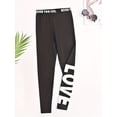 thumbnail image 2 of Girls Fitness Stretch Yoga Leggings 6-14Y Kids' Tight Athletic Pants, 2 of 6