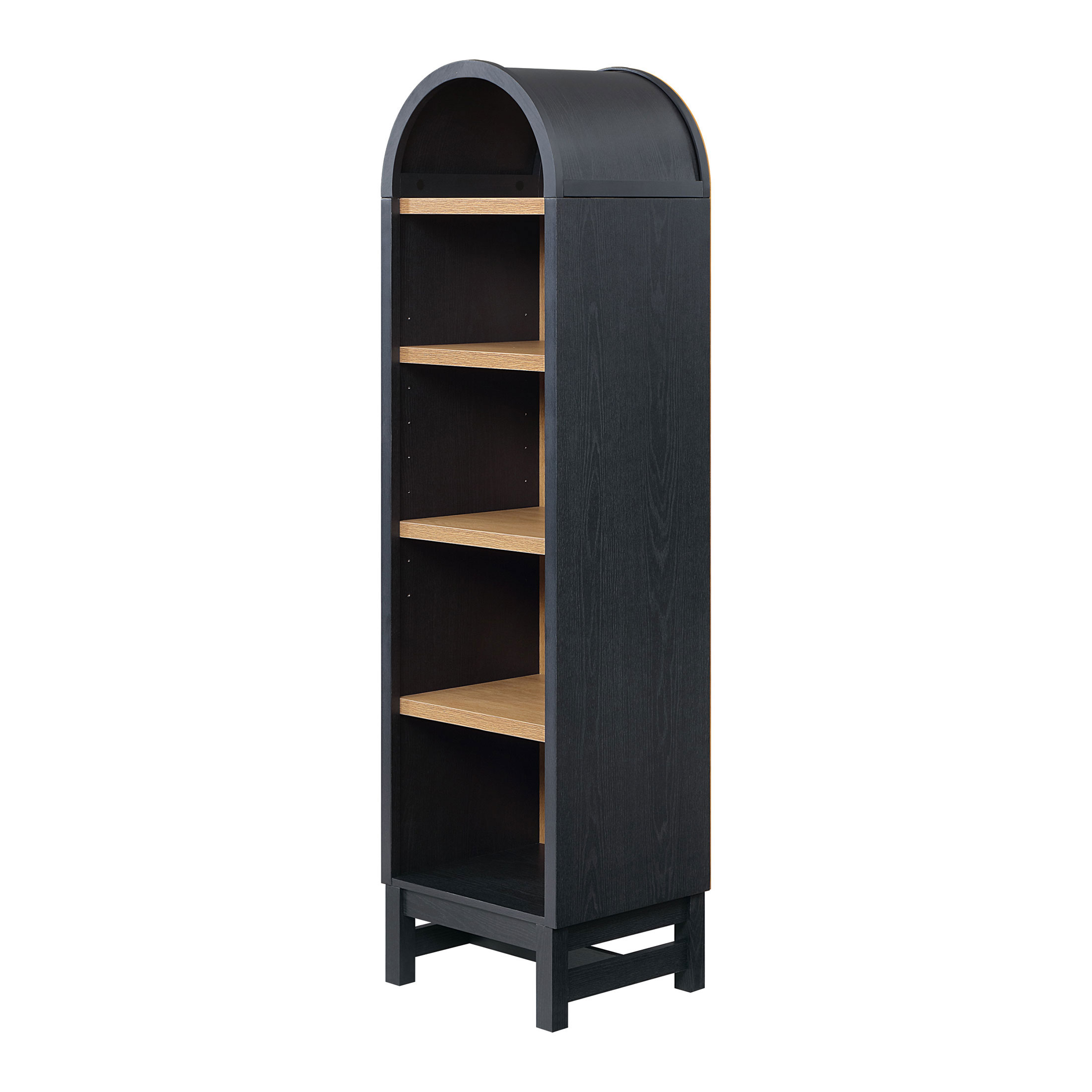 Better Homes & Gardens Juliet Narrow Arch Bookcase, Black photo 8
