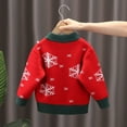 thumbnail image 4 of Kayannuo Ugly Christmas Sweater For Kids Children's Pullover Sweater Autumn And Winter Girls Christmas Knit Sweater Elk Long Sleeve Top, 4 of 9
