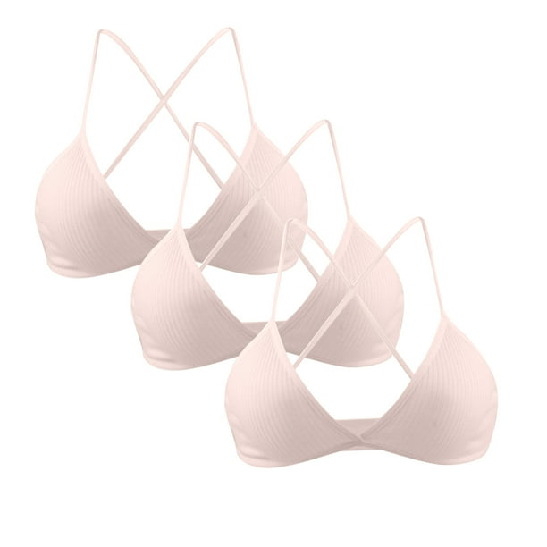 Sports Bras For Women High Support Large Bust Women Deep V Bralette Style Underwear Cup Wireless