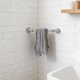 thumbnail image 1 of BESTYASH 4Ud Soporte De Montaje En Pared Para Barra De Ropa Plata En Acero Inoxidable Firme, 1 of 7