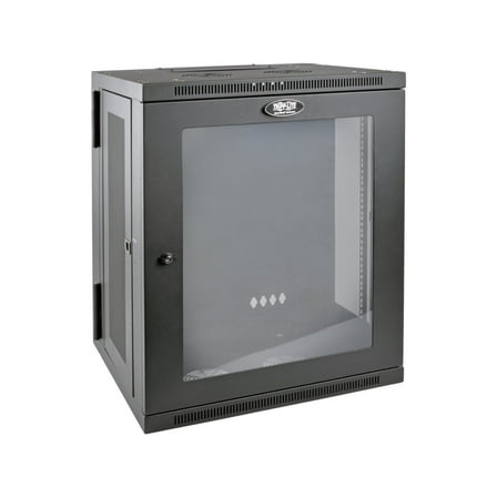 Tripp Lite SRW15USG SmartRack 15U Low-Profile Switch-Depth WallMount Rack Enclosure Cabinet
