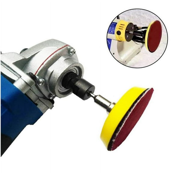 100x 2" Sanding Disc Sand Paper Hook Loop Sander Kit Backer Pad M6 Drill Adapter