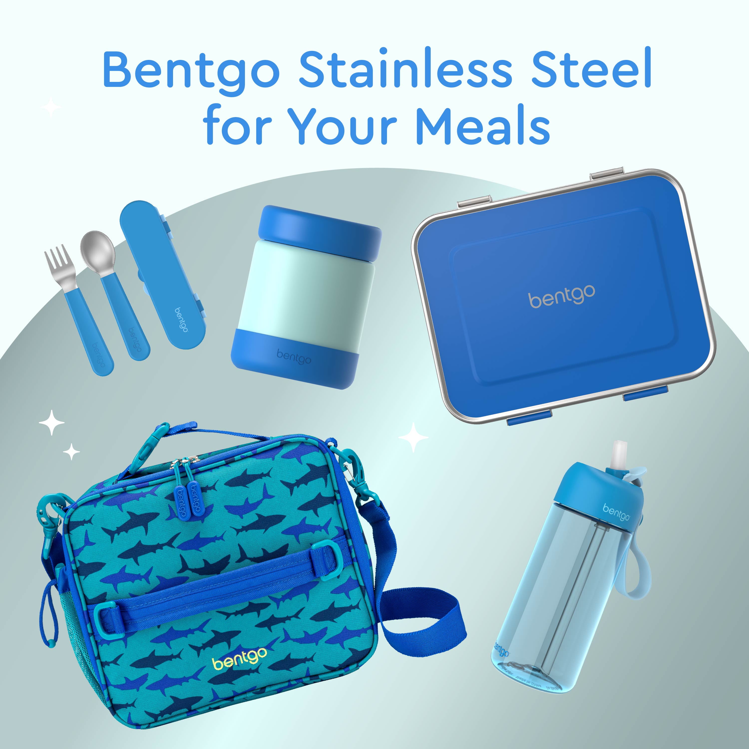 Bentgo Kids Stainless Steel Insulated Food Jar - Blue