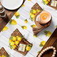 thumbnail image 3 of Lemon Basket Summer Table Runner 108 Inches, Farmhouse Grey Wooden Bed Runner Dresser Scarves Tabletop for Indoor Outdoor Parties/Ceremony/Banquet, 13"x 108", 3 of 9