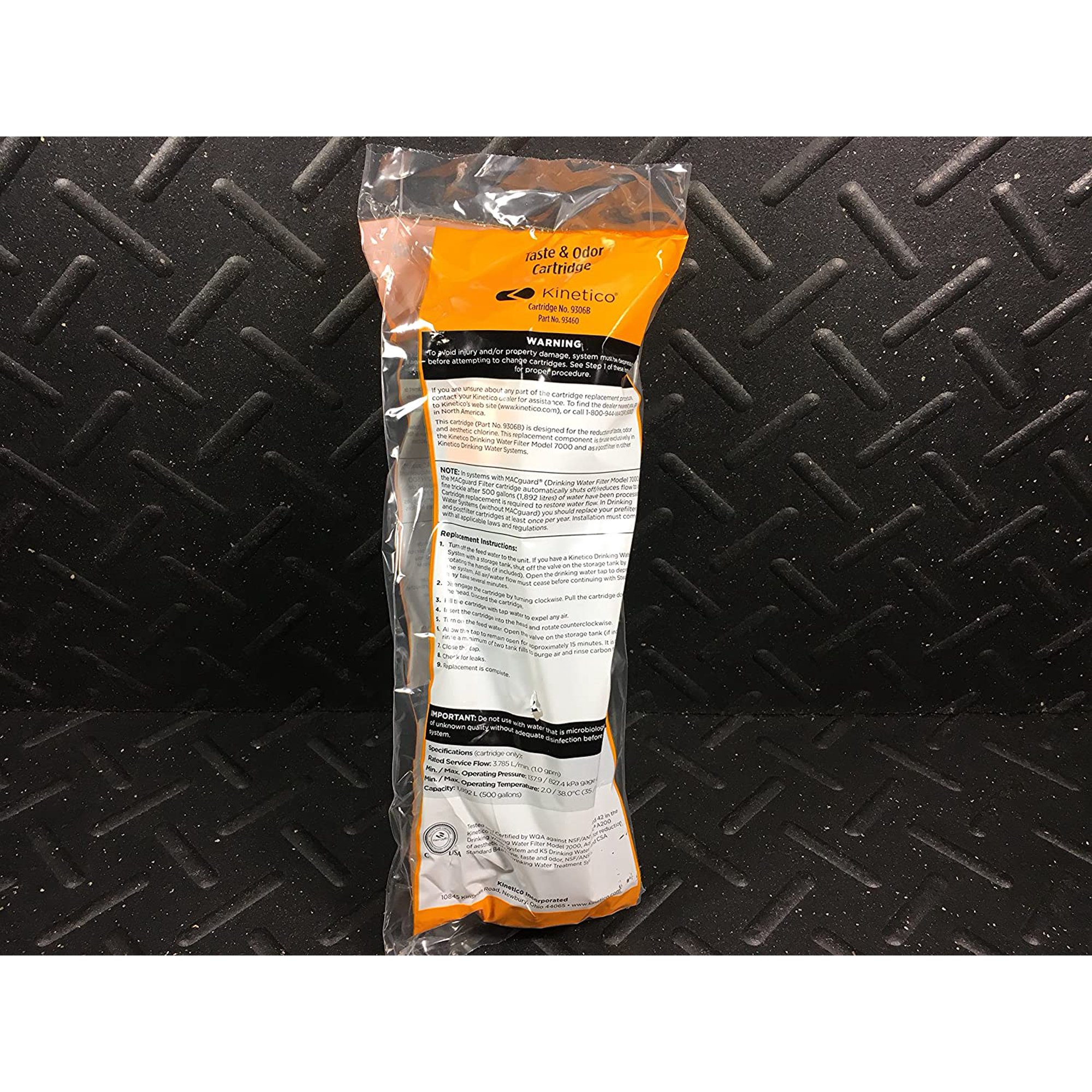 Kinetico K2/K5 Reverse Osmosis System Replacement Filter - Taste & Odor Reduction Cartridge Model 9306B 2 thumbnail image