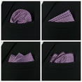 thumbnail image 6 of 5 Pack Men's Pocket Squares Set 12.6" Formal Handkerchiefs for Suits Weddings Tuxedos Assorted Colors Patterns No.20, 6 of 7