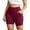 L122-Red, variant on xfsWaSs Biker Shorts with Pockets Women Soft High Waist Workout Yoga Shorts Comfort Athletic Shorts for Running Gym Tennis Plus Size