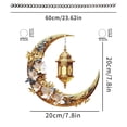 thumbnail image 2 of Ramadan Hanging Decor Eid Hanging Pendant Moon Lanterns Castles Hanging Ornament for Muslim Party Garden Supplies, 2 of 7