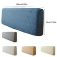 thumbnail image 2 of Ruiboury Thick Elastic Bed Headboard Cover Save Money Prevent Dust Daily Wear And Tear Extend Beige 150cm, 2 of 6