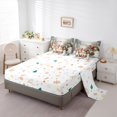 thumbnail image 5 of Castle Fairy Cute Gnome 7Pcs Bedding Comforter Set for Kids Children Boys Girls,Christmas Snowflake Queen Bedding Sets Super Cozy,Xmas Festival Theme Queen Sheet Sets,Super Cozy Room Decor, 5 of 8