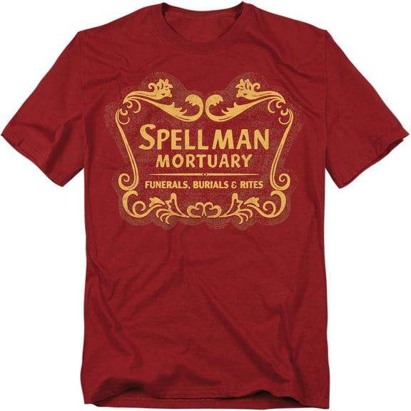 Chilling Adventures of Sabrina T-Shirt Spellman Mortuary Unisex Graphic Tee For Men & Women