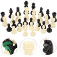 thumbnail image 2 of 1 Ensemble Pièces d'Échecs de Remplacement en Plastique Pièces d'Échecs Internationales, 2 of 9