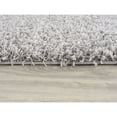 thumbnail image 6 of Modern Indoor Rectangular Carpet, Pad, Mat Yara Grey Shag 4' x 6' Rug, 6 of 7