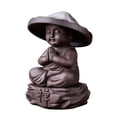 thumbnail image 3 of Buddha Statue, Tea Pet Ornament, Hand Carved Ornament Meditating Figurines, Sitting Buddha Statue, Buddha Sculpture for Desktop, Indoor Outdoor Style B, 3 of 8