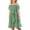 Green, variant on TAIAOJING Girls Boho Flower Dress Children Dress Summer Suspender Floral Flanged Small Fresh Frilly Beach Dress Fashion Cute Sundress 7-8 Years