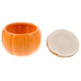 thumbnail image 3 of Ceramic Tea Canister Small Storage Container Pumpkin Shape Cookie Jar Kitchen Storage Jar, 3 of 4