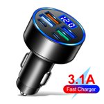 Super Fast 33W Pd Qc3.0 Type-C Car Charger Universal Socket Adapter 6 Charger