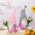 thumbnail image 2 of TETOU Spring Easter Gnome Plush Bunny Faceless Gnome Plush Doll with Flower Easter Decor for Mom, 2 of 6