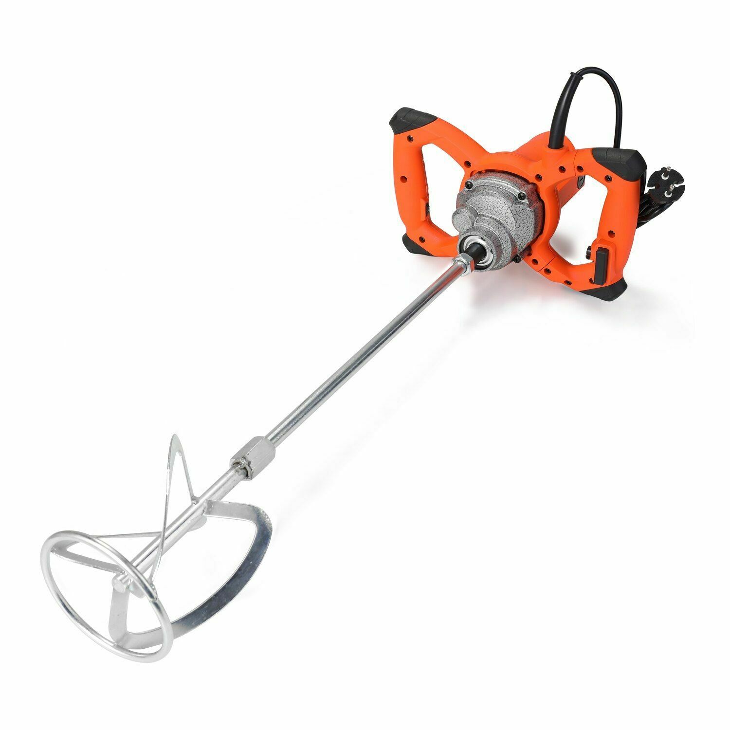SUGIFT 1600W Electric Handheld Concrete Cement Mixer, Orange