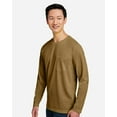 thumbnail image 2 of Harriton M118L Unisex Charge Snag and Soil Protect Long Sleeve T-Shirt-Coyote Brown-L, 2 of 6