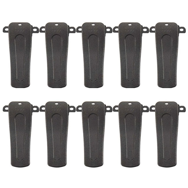 10Pzs Clip de Cinturon para H777 Caliente Modelo Radio -666S -777S -888S 666S 777S 888S Accesorios para Walkie Talkie Abrazaderas Negro