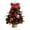 Red, variant on Table Top Christmas Tree Small Artificial Xmas Tree Mini Christmas Tree with Red Berries Pine Cones and Base Miniature Christmas Decor for Home Farmhouse Desk