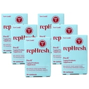Rephresh Pro-B Probiotic Feminine Supplement Capsules, 30 Ea, 6 Pack
