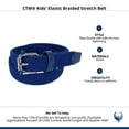 thumbnail image 5 of CTM Kids' Elastic Braided Stretch Belt, 5 of 5