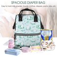 thumbnail image 5 of Daiia Rabbit And Dragonfly Large Capacity Baby Bag Waterproof Stylish Diaper Bag Mummy Backpack Adjustable Straps Diaper BagBaby Essentials Bag, 5 of 6