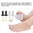 thumbnail image 4 of Heel Pads, Fiber Buffer 5 In 1 Flexible Adhesive Back Heel Cushions Pad  For Shoes For High Heels, 4 of 8