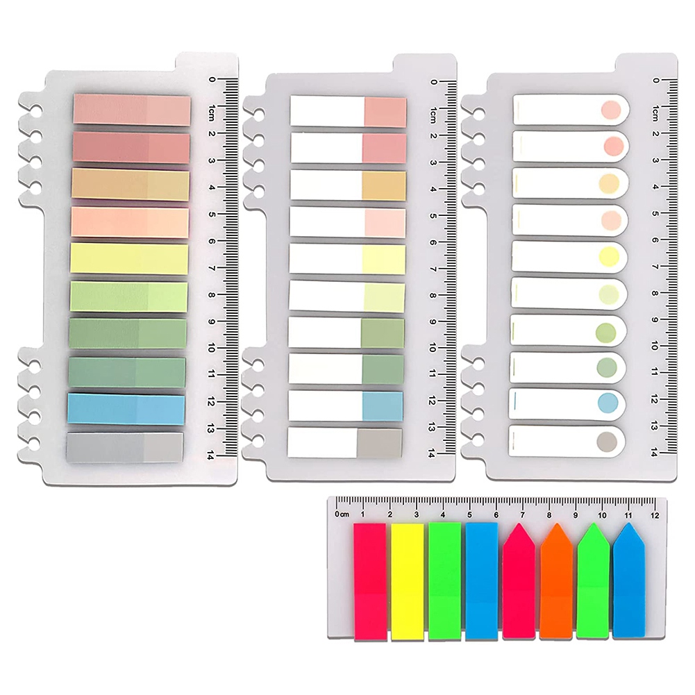 Sticky Index Tabs, Page Marker Sticky, Translucent Writable and