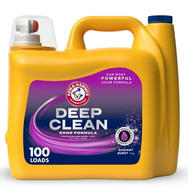 ARM & HAMMER™ Deep Clean Odor Formula Detergent, Radiant Burst Scent, 150 Fl Oz, 100 Loads