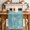 Teal Green, variant on Blue Coastal Table Runner 70 Inches, Summer Ocean Waves Ombre Sea Starfish Bed Runner Dresser Scarves Tabletop for Indoor Outdoor Parties/Ceremony/Banquet, 13" x 70"