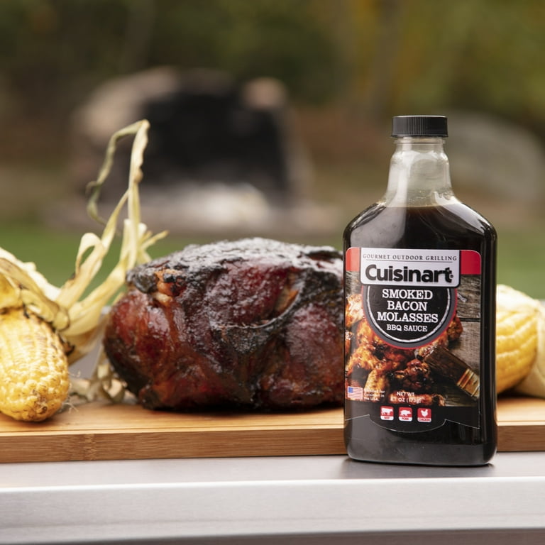 Cuisinart Smoked Bacon Molasses BBQ Sauce, 13 Fl Oz Bottle