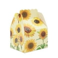 36 Pack Sunflower Party Favor Treat Box for Birthday, Baby Shower