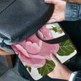 thumbnail image 4 of Werpe Pink Flowers Green Leaves Handheld Laptop Bag Diving Fabric Soft Carrying Travel Case Idea Laptop Sleeve Carrying Bag 10inch, 4 of 5