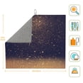 thumbnail image 3 of Honeii Gold Black Glitter for Dish Drying Mat for Kitchen Counter, Non-slip Rubber Backed, Hide Stain Kitchen Super Absorbent Draining Mat, Dish Rack Pad, 3 of 8