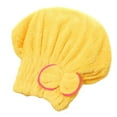 thumbnail image 1 of Shower Cap Coral Fleece Dry Hair Cap Quick-drying Absorbent Headscarf, 1 of 2