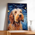 thumbnail image 3 of Otterhound Dog Art Print Poster, Wall art Painting Decor, Starry Night Van Gogh Art Home Decor Artwork For Bedroom Living Room Bathroom Decor, 3 of 5
