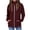 Wine#R, variant on HAPIMO Sales Hoodie Zipper Sweatshirts for Women Casual Color Block Turtleneck Drawstring Coat Top Outdoor Clothes Jacket Outerwear Wine S