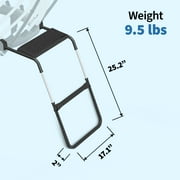 Springfree FlexrStep V2 Trampoline Ladder with Safety Lock, Silver/Black