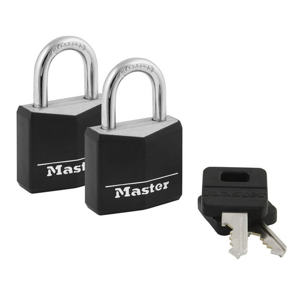 Cadenas à boîtier massif revêtu Master Lock de 1 3/16 po de largeur