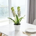 thumbnail image 4 of Hyacinth Bonsai Plastic Potted Plants Simulated Silk Flower Lifelike Home Decoration Suitable For Desktop Office And Wedding Centerpiece Decoration, 4 of 6