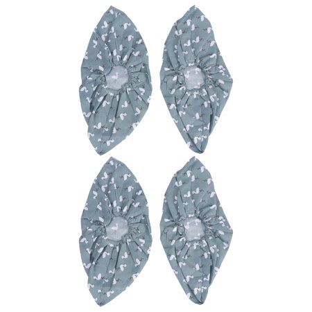 

Etereauty 2 Pairs of Washable Cotton Shoe Covers Men Women Thickened Wear-Resisting Non-Slip Indoor Dustproof Foot Cover (Green)