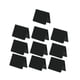 thumbnail image 2 of 10 mini letreros de pizarra acrílicos, tarjetas de lugar, reutilizables, para mesa, carpa pequeña Negro, 2 of 9