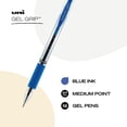 thumbnail image 2 of Bolígrafos de Gel Uni-Ball Gel Grip 0.7mm Tinta Azul Paquete de 12, 2 of 9