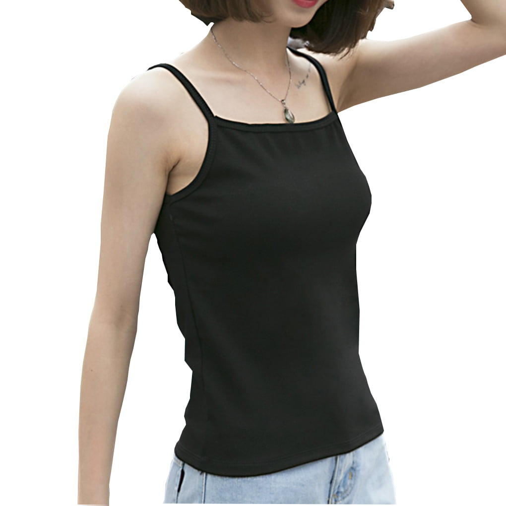 SBW Try Underwear Women Sleeveless Smart Camisole Tank Top 100% Cotton 10pack