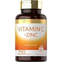 Vitamin C with Zinc | 280mg | 250 Softgels | Value Size | by Carlyle